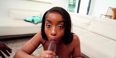 Black couple Lily Starfire & Brick Cummings in hardcore video