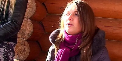 Girls get drunk while out in the cottage and then they fuck