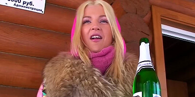 Girls get drunk while out in the cottage and then they fuck