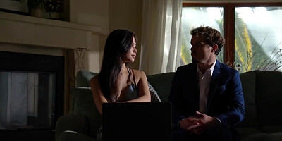 Has Passionate Sex With Billionaire With Scarlett Alexis, Robby Echo And Delphine Films