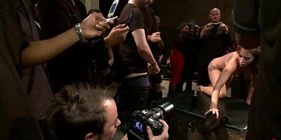 Buxom Slave Shagged In Crowded Place With James Deen, Princess Donna And Amy Brooke