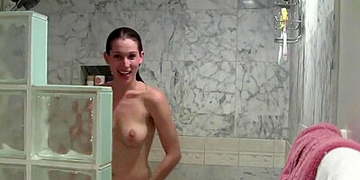 Nice teen 18+ In The Shower