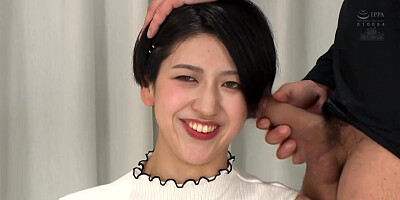 Japanese Babe news announcer must be able to read script under any circumstances