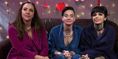Chanel Preston In Three Curvy Lesbians Oral Sex And Domination