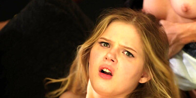 Two slutty girls and fellows are fucking in this foursome