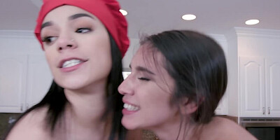 Skinny teen chicks can take some really big peckers