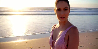 Have You Ever Been Blown On The Beach? Pov Jason Love At Arousins - Rebecca Volpetti