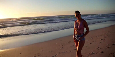 Have You Ever Been Blown On The Beach? Pov Jason Love At Arousins - Rebecca Volpetti