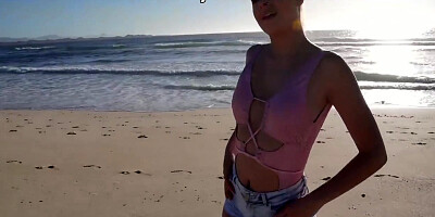 Have You Ever Been Blown On The Beach? Pov Jason Love At Arousins - Rebecca Volpetti
