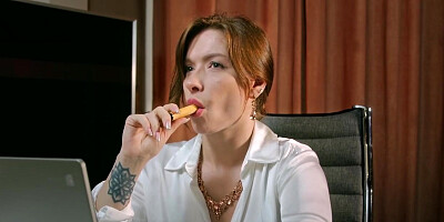 Lesbian Accountant Tries To Suck Man First Time - Sata Jones