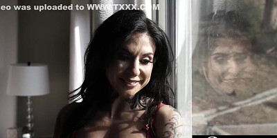 The Inked & Beautiful Is Back In A 3some With Joanna Angel, Steve Holmes And Angel (i)