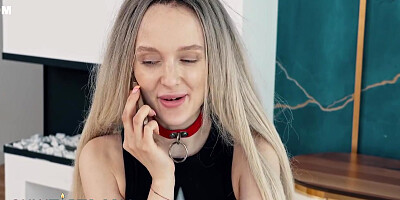Nerd Girl Learns How To Take Huge Cock In Ass And Mouth From Depraved Friend