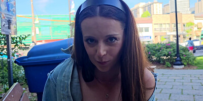 Nadia Foxx - Finding A Stranger To Control My Lush Leads To A Hard Fuck And Creampie!!