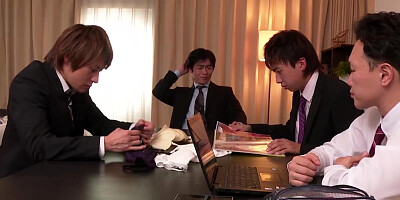 Fantastic Asian office lady, Anju Akane, gets gang-banged by 2 folks in this molten JAPANESE XXX scene!