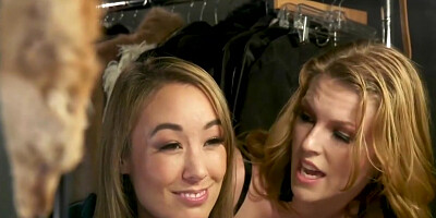 Lesbian Hired To Battle For Dominance - Chanel Preston, Ella Nova And Christy Love