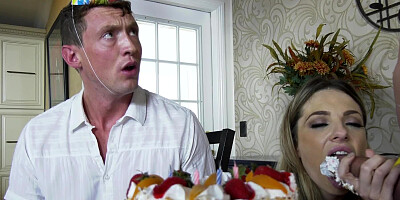 Wife gets him a bisexual threesome for his birthday