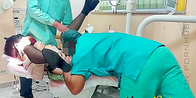 Nemibdesire - The Services Of The Dentist And His Assistant Give A Beautiful Smile To The Young And Eager Patient