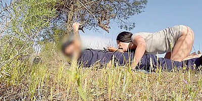 British Tourist Blowing Cops Penis 1