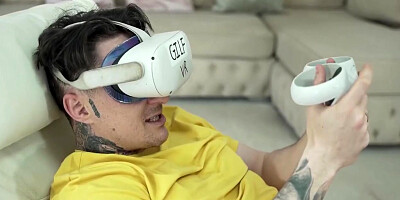Redhead Gilf Fucked - Vr Fantasy From Gilfaf Where She Gets Fucked While He Plays Games
