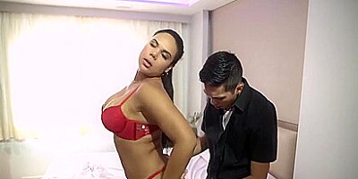 Big Ass Brazilian Milf Caught Her Butler Sniffing Her Panty