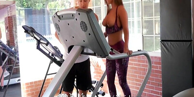 Reena Sky In Athletic Milf Fucked By Trainer Inside Home Gym 10 Min
