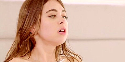 Little Brunette Riley Reid Enjoys Interracial Double Penetr