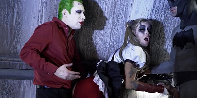 A blonde is sucking a cock while another is fucking her cunt