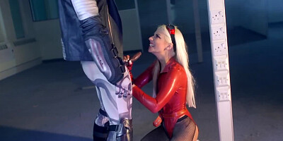 Superhero mistakes a simple girl and bonks her so roughly