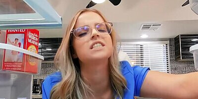 Reality Kings - Nurse Codi Vore Is Running Late & Her Horny Bf Damon Dice Wants Her Big Boobs