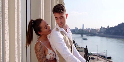 Catia Soares Likes To Be An Exhibitionist And Sucks My Cock On The Balcony Of My House 11 Min