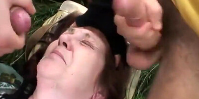 Bbw Gran Restrained And Fed Cock 6 Min - Na Na