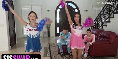 The Sneaky Rion & Juan Join The Cheerleading Squad In Order To Meet Slutty Girls & Get Laid With Dani Blu And Juan El Caballo Loco