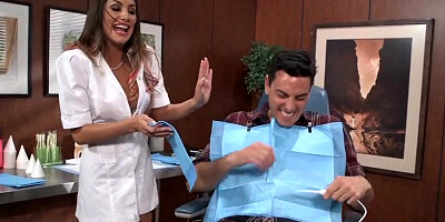 Busty dentist August Ames hard pounded