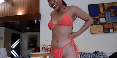 Black Bikini Model Fucked At Pool Set By White Huge Cock - Camera Man And Steven Hard