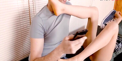Your Cum Between My Toes Footjob And Copious Cumshot