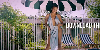 Kira Noir In Ebony Big Titties And Bootie Exposed