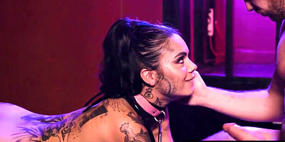 Kyle Mason And Genevieve Sinn In - Submissive Tattooed Slut Has Her Tight Ass Stretched By A Huge Dick In Sex Dungeon