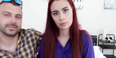 Scyley Jam In Redhead Gets Ass Gaped As Her Cuck Husband Watches