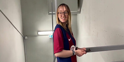 A Barcelona Supporter Fucked By Psg Fans In The Corridors Of The Football Stadium !!! 7 Min