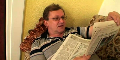 Teen cock whore riding grandpa