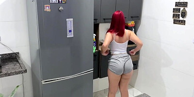 Maid Likes To Tease Her Boss With Short Shorts