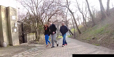 Interracial Vision In Gorgeous Bi Couple Railed By Bbc Stranger