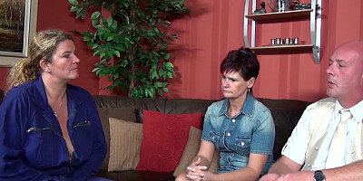 Two Matures Are Pleasing Dudes Cock