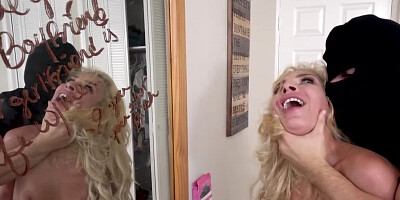 Carmen Caliente is fucked by a perverted burglar Peter Green