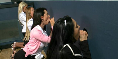 CFNM Secret: Nikki Delano is a big boobs blonde