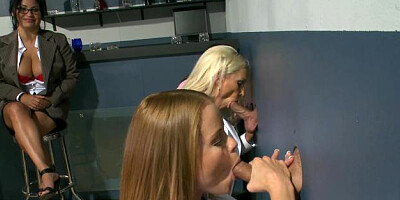 CFNM Secret: Nikki Delano is a big boobs blonde