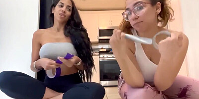 Eden And Violet Self Tape-gagged And Gagtalking