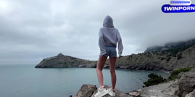 Rough Sex - Exploring The Great Outdoors: A Stunning Beauty Gave Me An Unexpected Mountain Adventure With Surpri