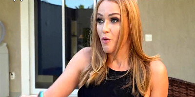 Larissa Leite - Surprise Interracial Fuck By The Pool