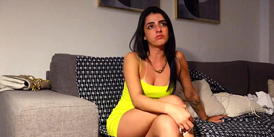 Tiny Brazilian Teen 18+ Amateur Stars On Her First Casting